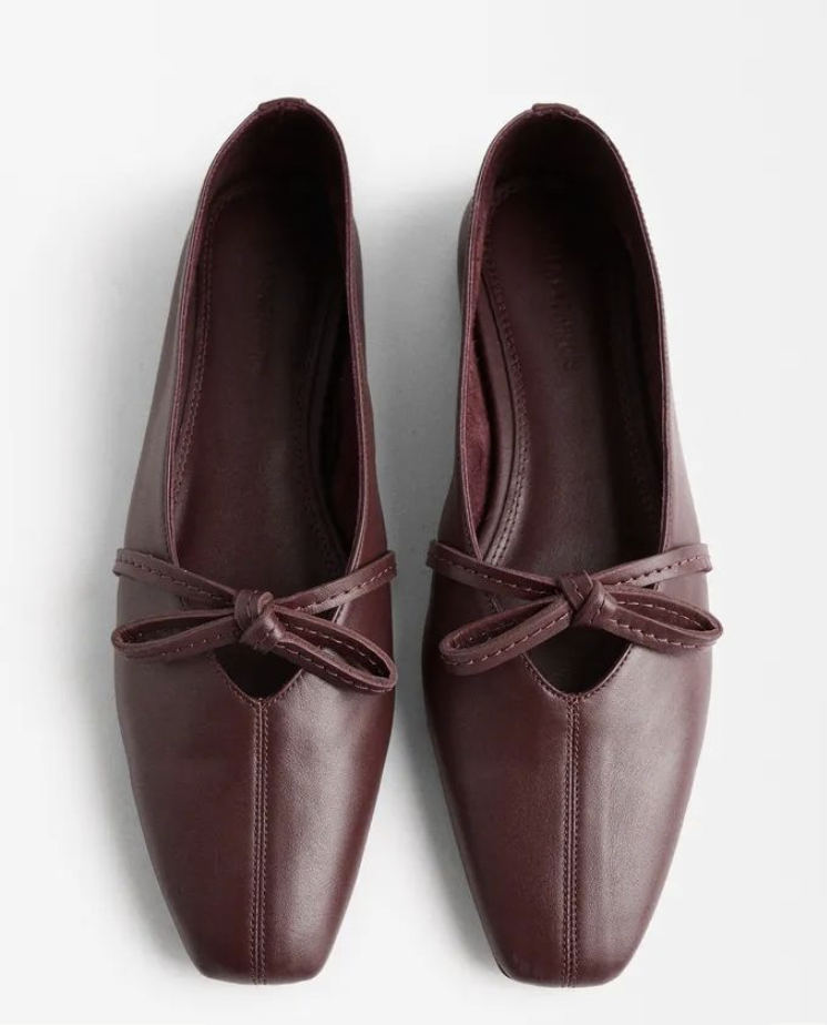 Leather Ballet Flat